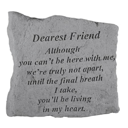 Kay Berry Dearest Friend Although You Can-T Be Here - Memorial - 5.25 Inches X 5.25 Inches 16320